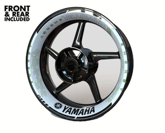 Thumbnail: Velgstickers Premium - Yamaha Monster