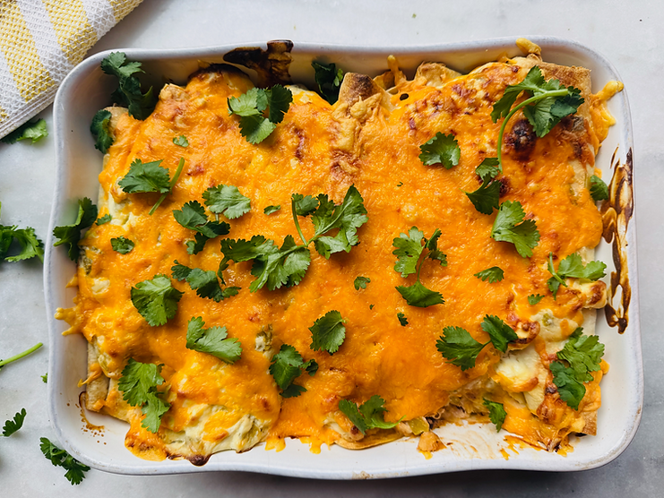 Cheesy Chicken Enchiladas