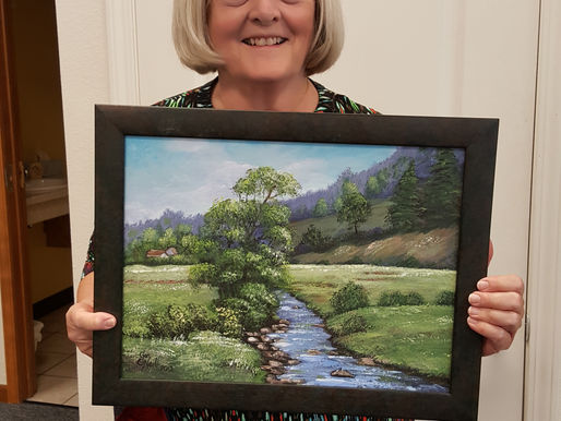 September found us thinking of landscapes -- perhaps with water and/or mountains.