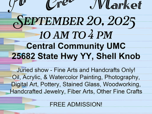 Shell Knob Artists and Creators Market - September 20, 2025