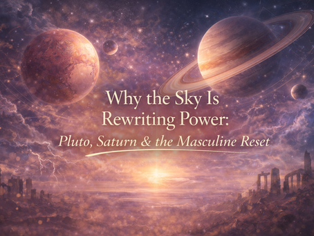 Pluto Saturn Masculine reset