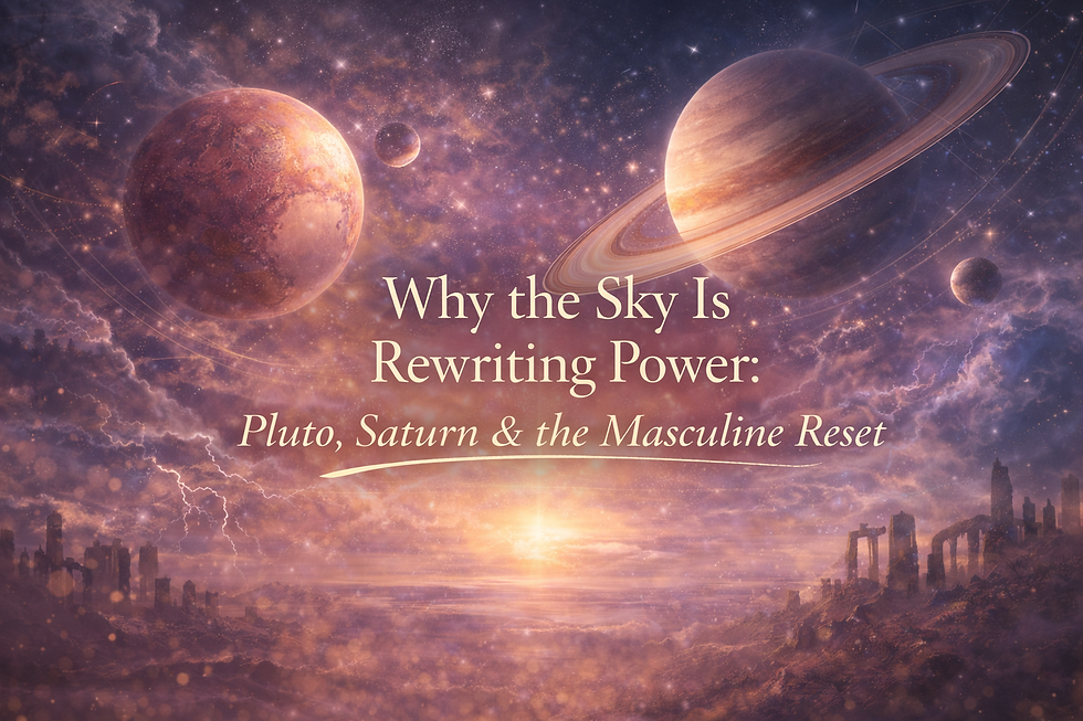 Pluto Saturn Masculine reset