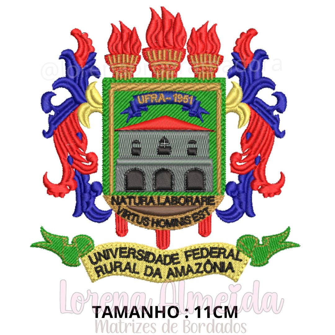 Matriz de bordado universidade federal rural da Amazônia