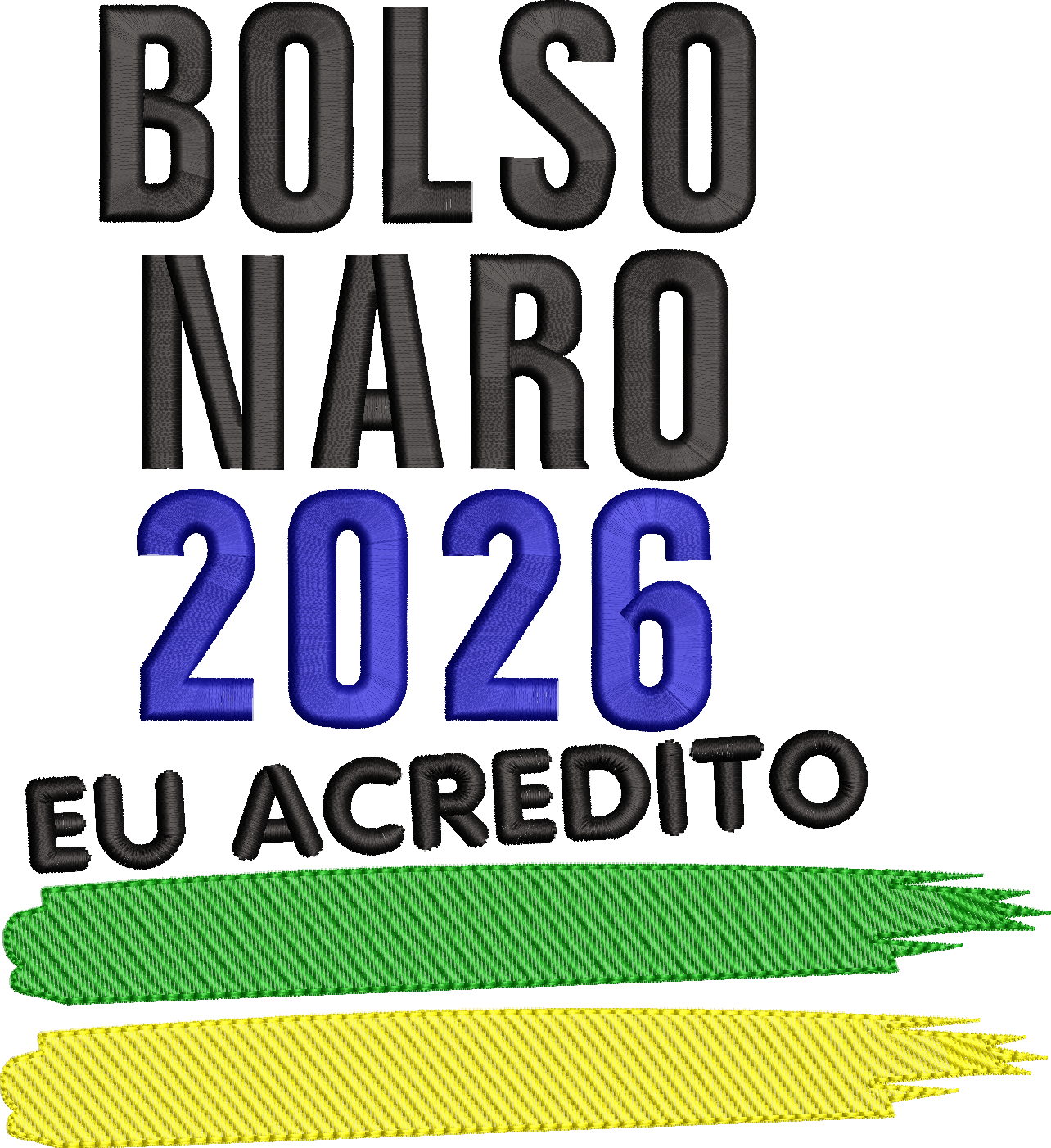 Matriz de bordado BOLSONARO