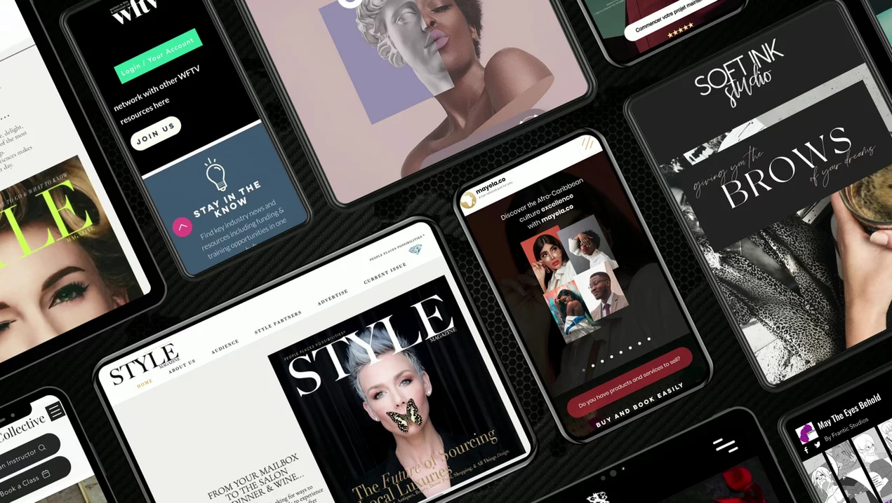 Example of Mobile optimization