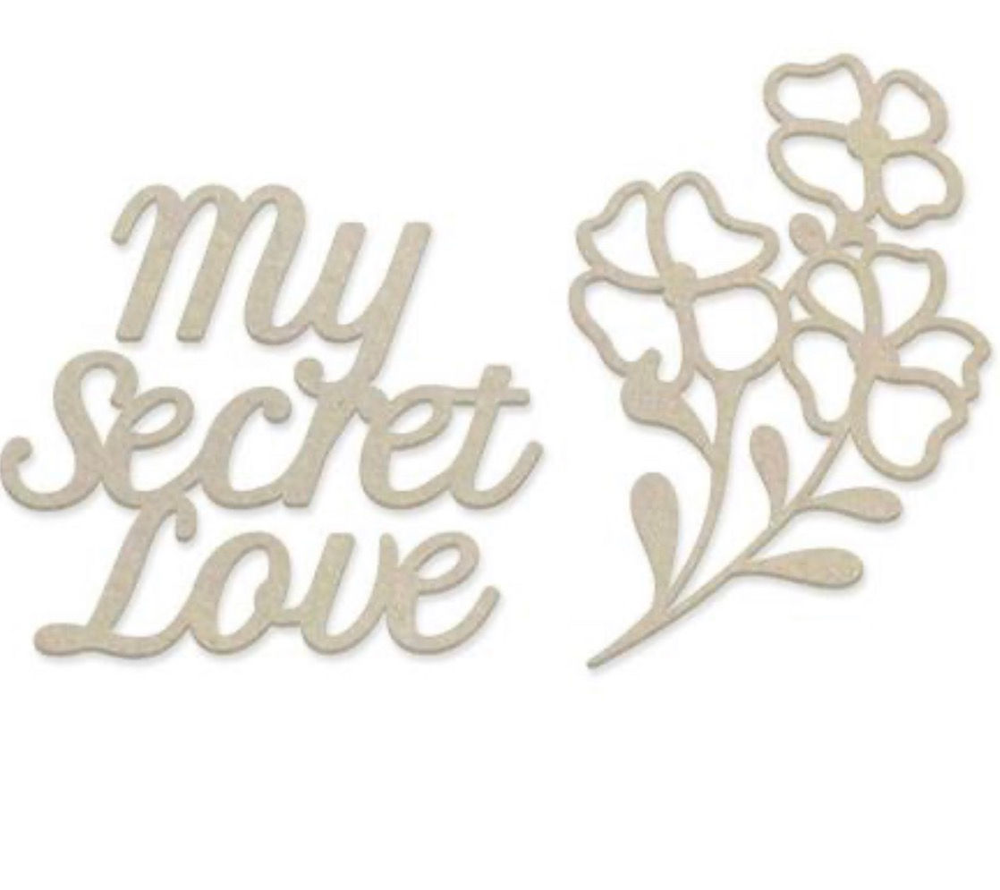 My Secret Love Chipboard Set