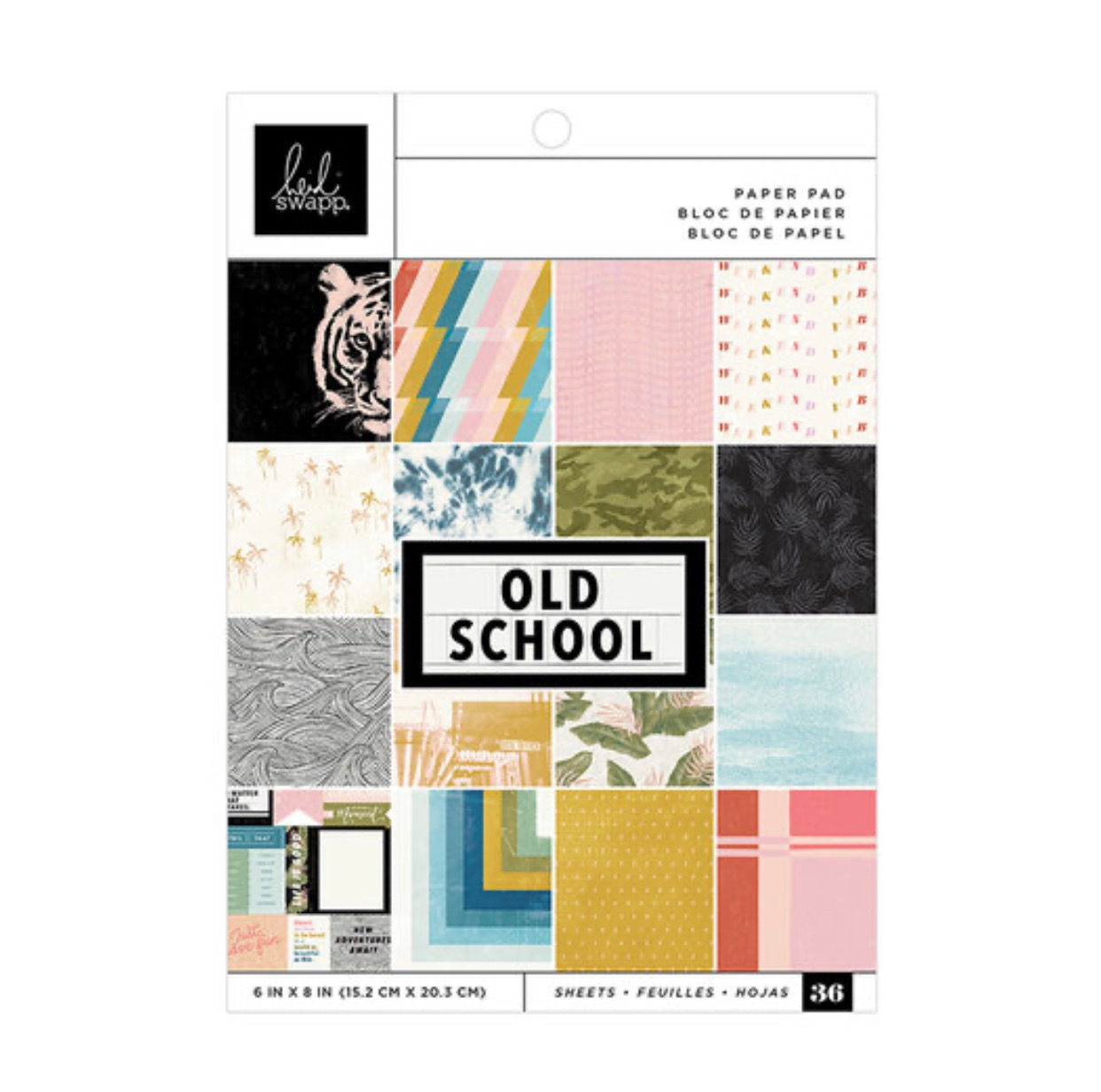 Old School 6x8 Paper Pad- Heidi Swapp