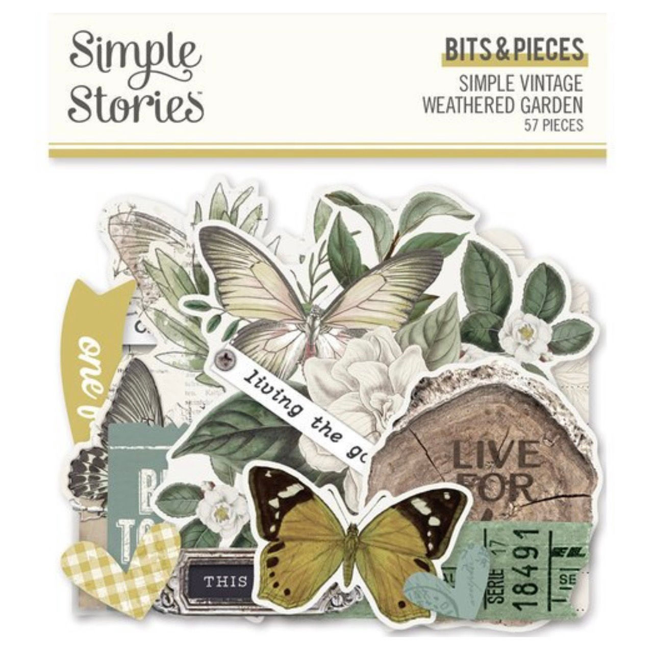 Bits and Pieces -Simple Vintage Weathered Garden