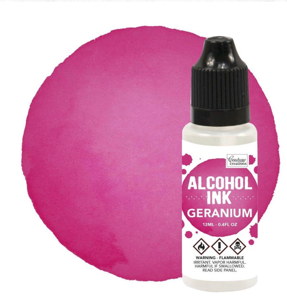 Alcohol Ink Geranium