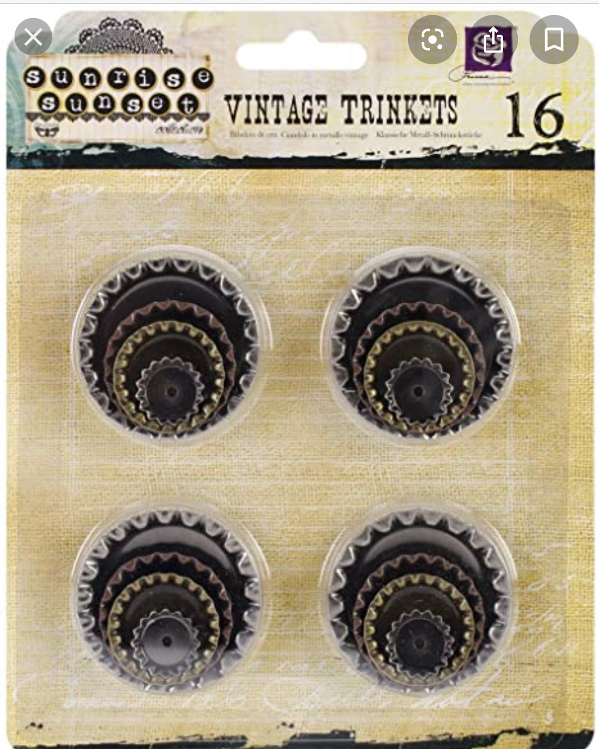 Bottle caps Mechanicals -Finnabair