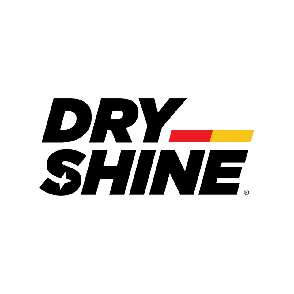 Logo de DryShine, produits d’entretien automobile écologiques.
