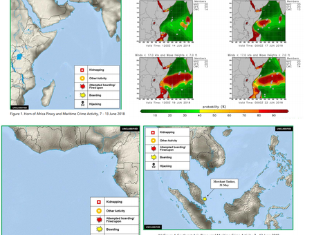 Office of Naval Intelligence ONI Piracy Report - Horn of Africa/ Gulf of Guinea/ SE Asia #marsec #pi
