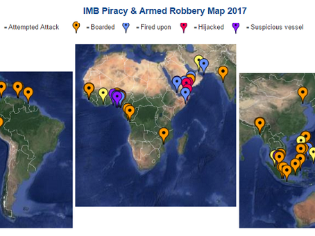 IMB ICC Live Piracy & Armed Robbery Report 2017 - Reported to #IMB #ICC in Last 7 days #ASKET #m