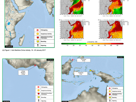 Office of Naval Intelligence #ONI Weekly #Piracy Report - Horn of Africa/ Gulf of Guinea/ SE Asia #m