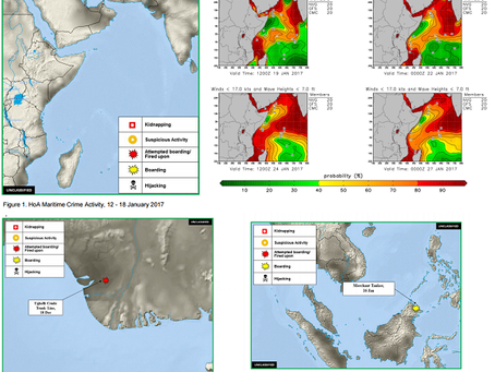 Office of Naval Intelligence #ONI Weekly #Piracy Report - Horn of Africa/ Gulf of Guinea/ SE Asia #m