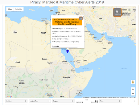 MSCI Advisory - 2019-014- Violence Due to Regional Conflict and Piracy #marsec #cyber