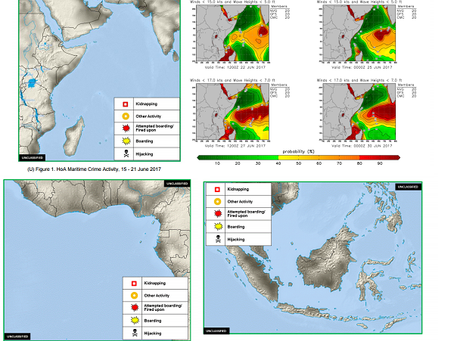 Office of Naval Intelligence #ONI Weekly #Piracy Report - Horn of Africa/ Gulf of Guinea/ SE Asia #m
