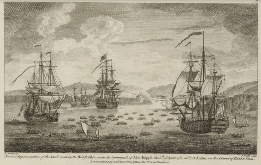 The Battle of Belle Isle 7 June 1761