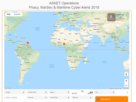 ASKET Piracy & Maritime Security Alerts - Last 7 Days #marsec #piracy #marsec #piracy