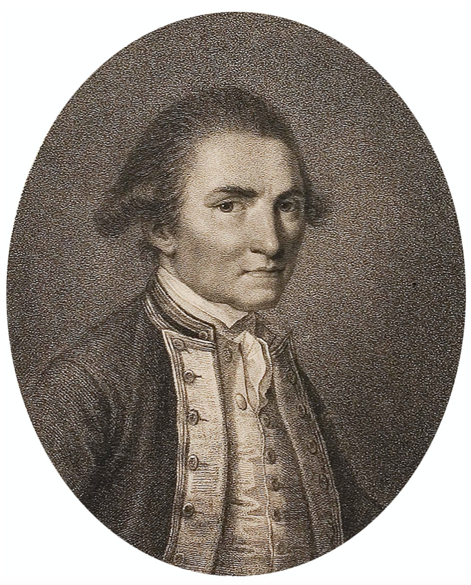 Captain Cook, 1784, engraving, Francesco Bartolozzi, after Webber