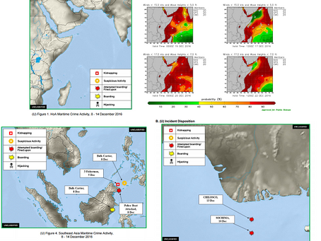 Office of Naval Intelligence #ONI Weekly #Piracy Report - Horn of Africa/ Gulf of Guinea/ SE Asia #m