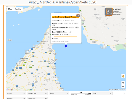 Iranian Forces Board Tanker