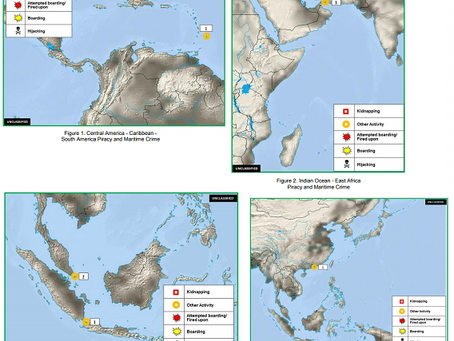 Office of Naval Intelligence #ONI - Worldwide Threat to Shipping (WTS) Report #marsec #piracy #ship
