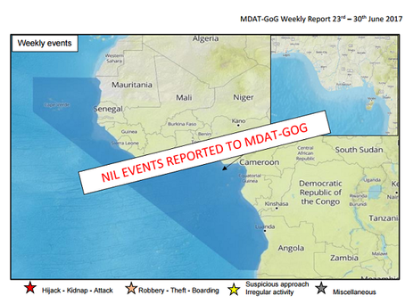 MDAT GoG (West Africa) Weekly Piracy Report #marsec #piracy #westafrica #mdatgog #shipping