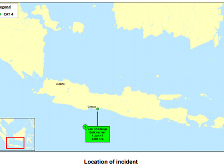 ReCAAP ISC Weekly Report 30 May - 5 June 2017 #piracy #marsec #SEAS #shipping