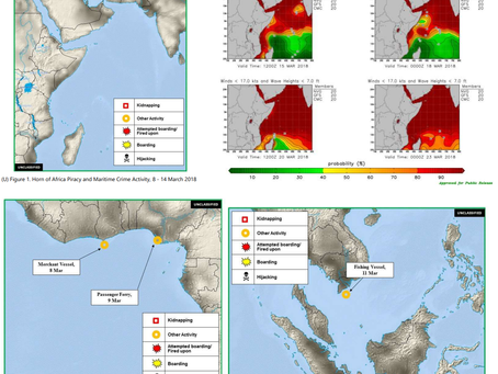 Office of Naval Intelligence ONI Piracy Report - Horn of Africa/ Gulf of Guinea/ SE Asia #marsec #pi