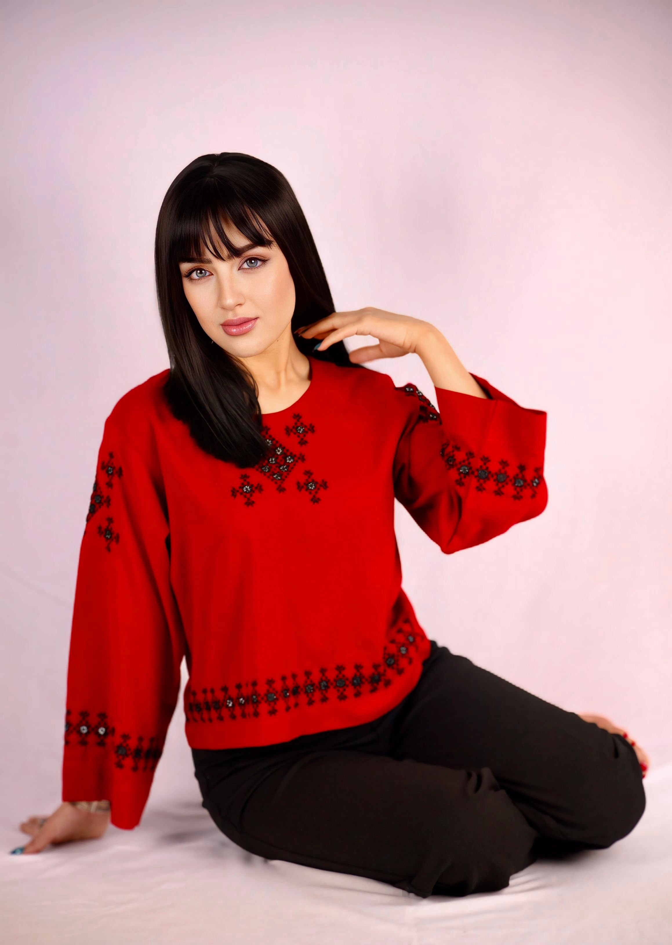 TOP_Khamag Hand-Embroidered