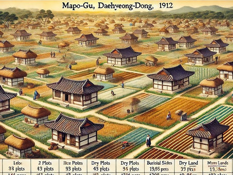 1912년 마포구 대흥동 서울 문화유산 시굴조사 표본조사 발굴조사를 위한 기초조사