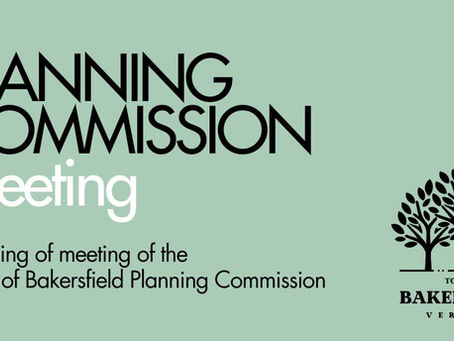 Planning Commission meets August 20, 2026