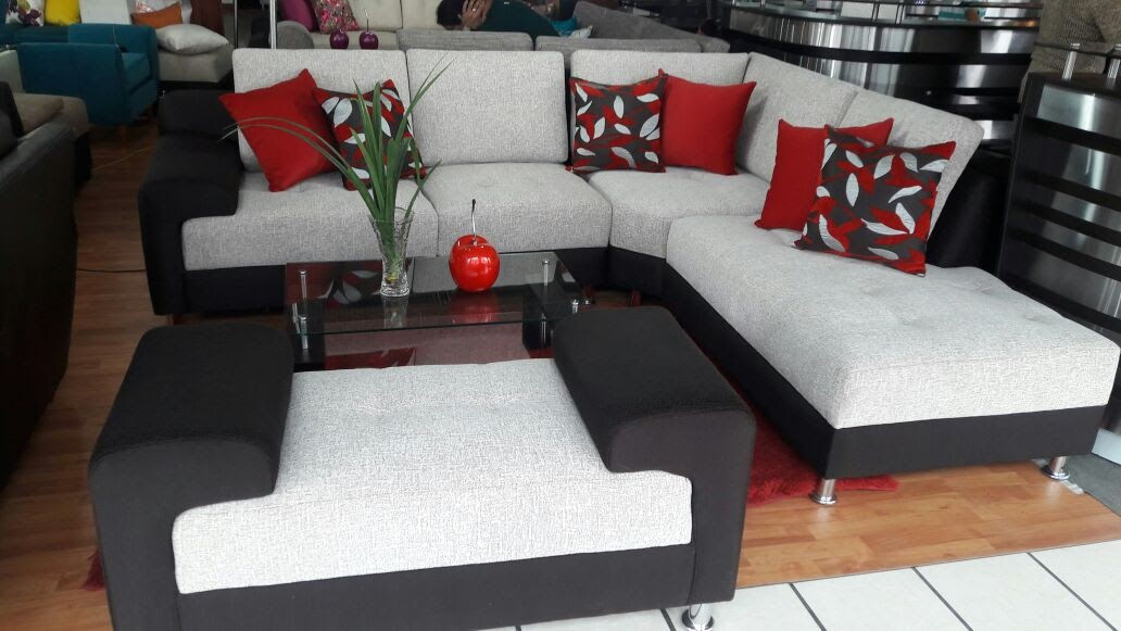 Seccional de dos colores mas butaca