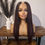 Thumbnail: 100% Human Hair U Part Wig Balayage 1b/99j