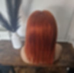 Thumbnail: 100% human hair V Part Wig Copper