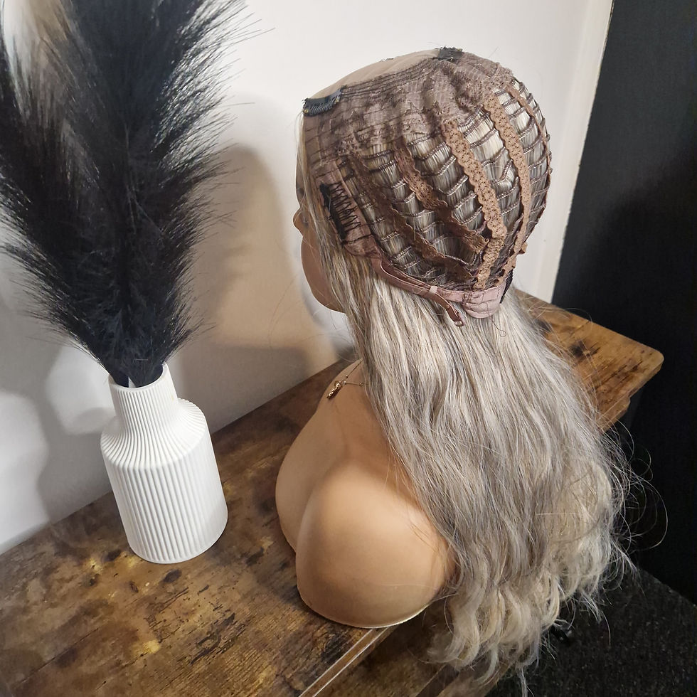 Thumbnail: U Part Wig Ombre Ash, Brown And Blonde Mix
