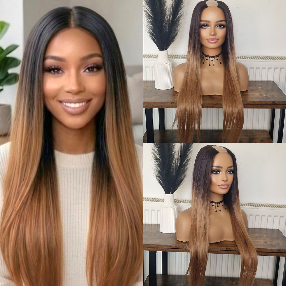Ombre U Part Wig 1b/#27
