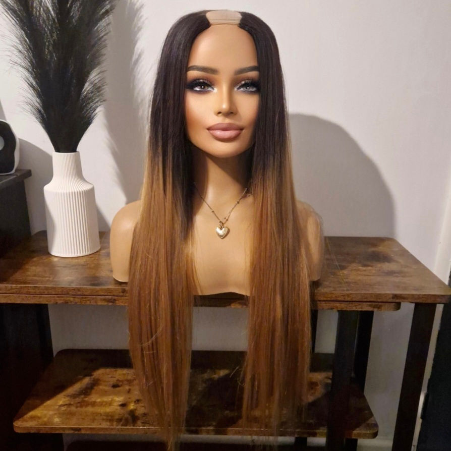 Ombre U Part Wig 1b/#27