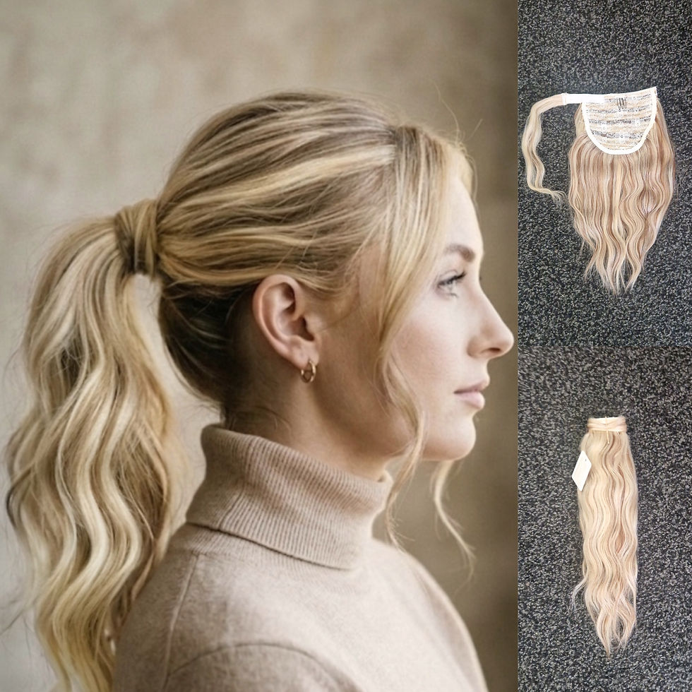 Human/Synthetic Blend Wrap Around Ponytail #5/613