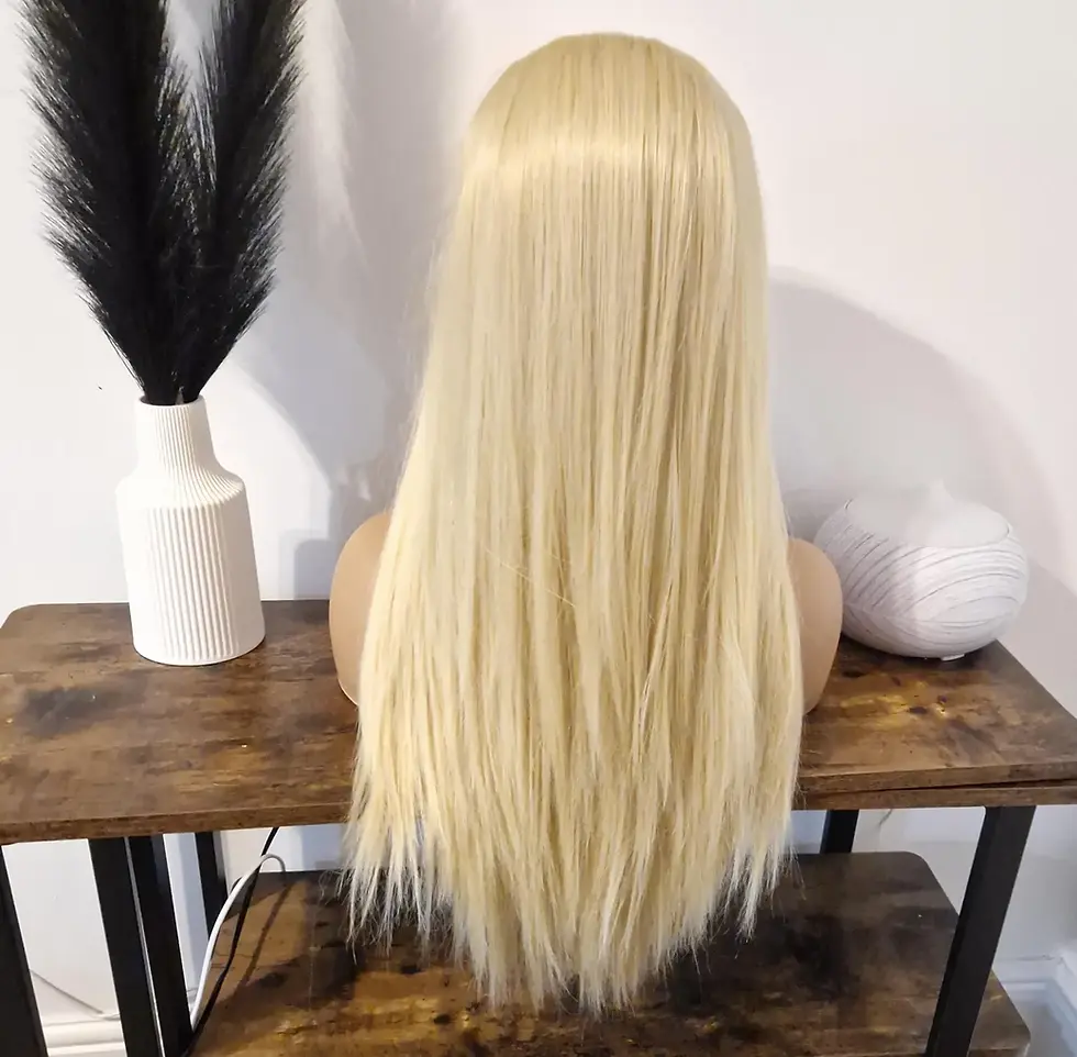 Thumbnail: Human/Synthetic U Part Wig Blonde #613
