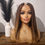 Thumbnail: 100% Human Hair U Part Wig Brown #4/#27/#30
