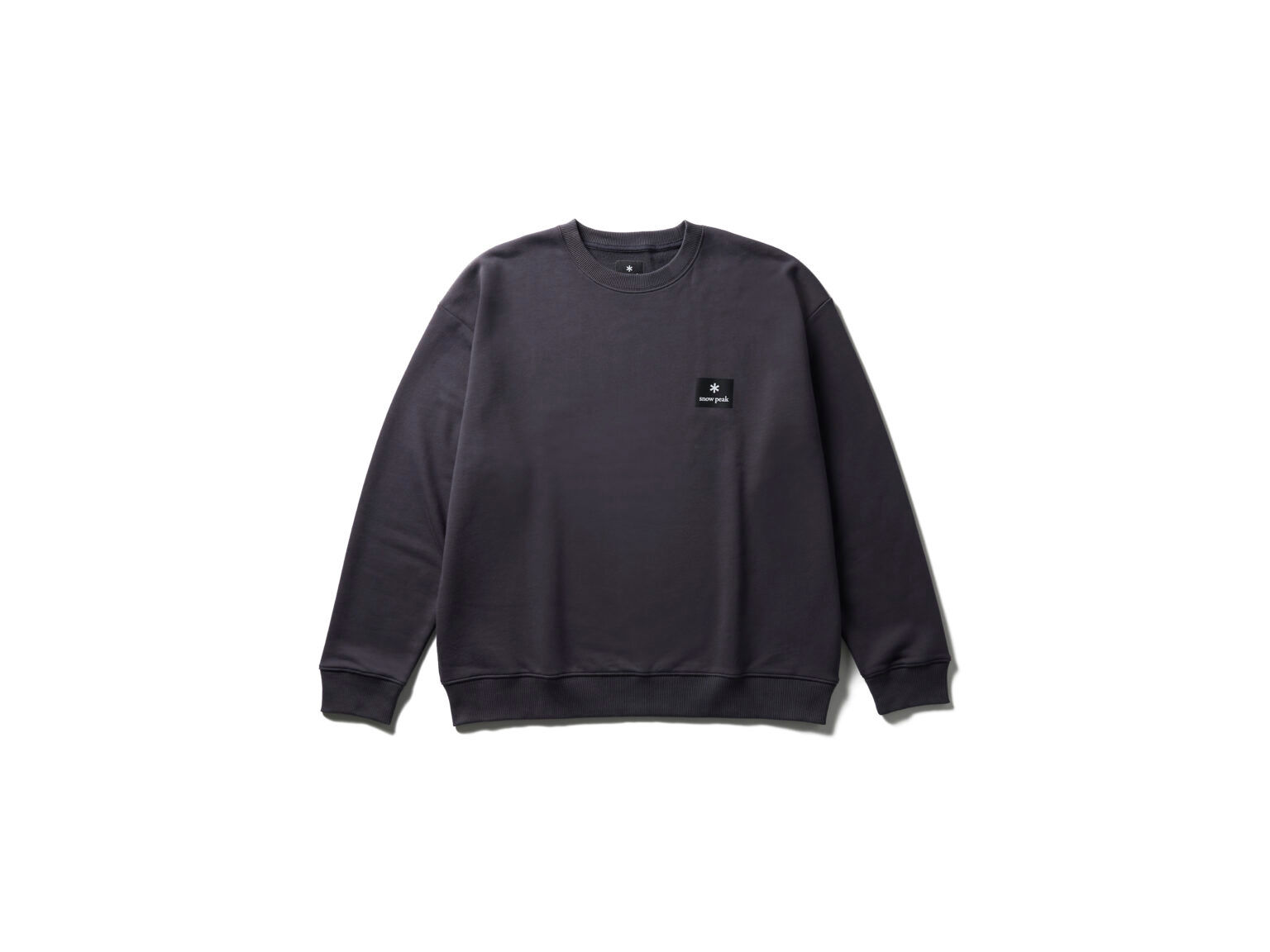 Snow Peak New Standard Square Logo Pullover CHARCOAL