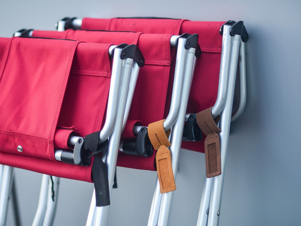 Thumbnail: SP AC24 Vegan Leather Travel Tag Brown