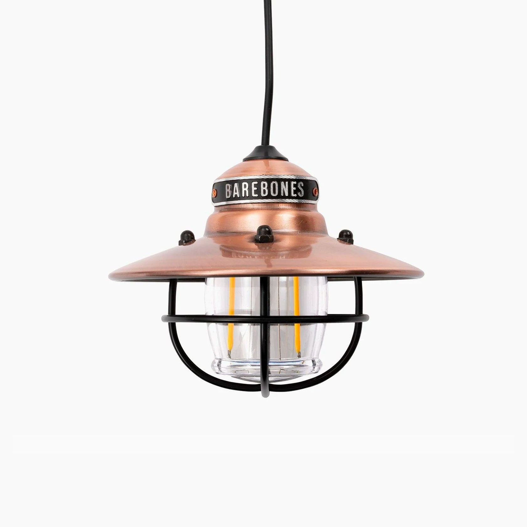 Barebones Edison Pendant Light Copper