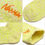 섬네일: NANGA COLOR SLAB YARN 3/4 SOCKS YELLOW