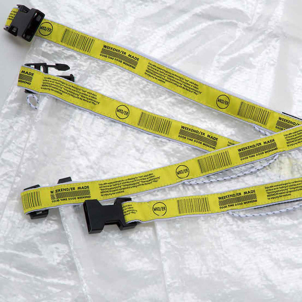 섬네일: WEEKEND(ER) PE Rolltop Mid White/Yellow