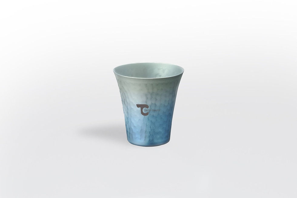 TOKYO CRAFTS Titanium sake cup "Clear Sky"