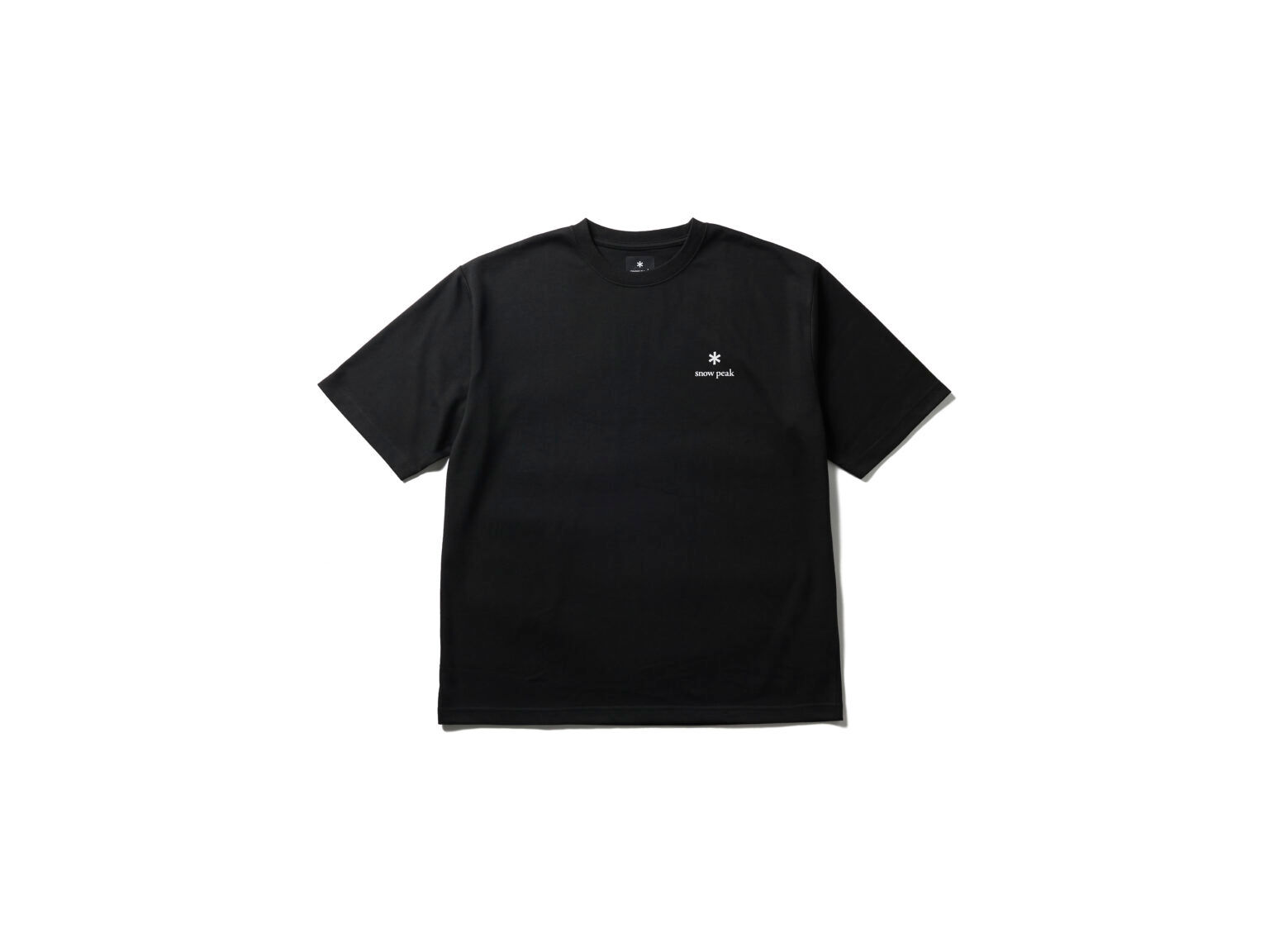 Snow Peak New Standard Logo T-Shirt BLACK