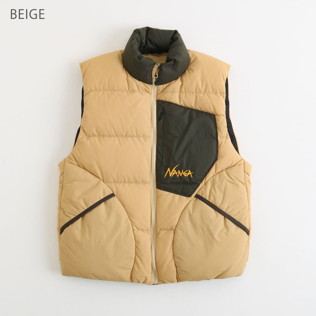 NANGA MAZENO RIDGE VEST BEIGE